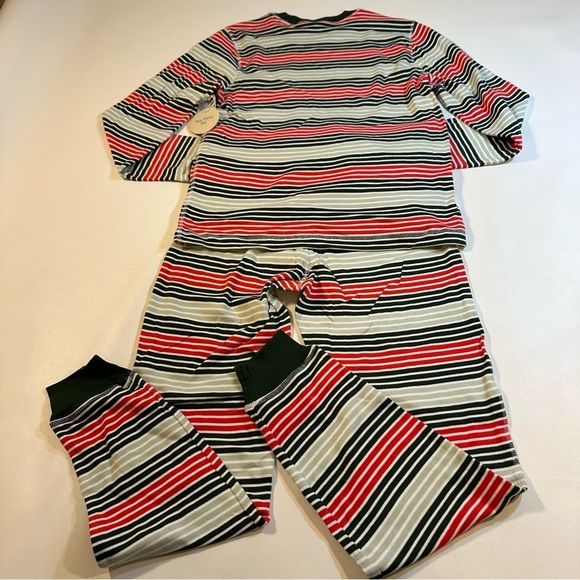 NWT Pact 100% Organic Cotton Flurry Stripe Pajamas 2 Piece Set *PLEASE READ* - Picture 2 of 9